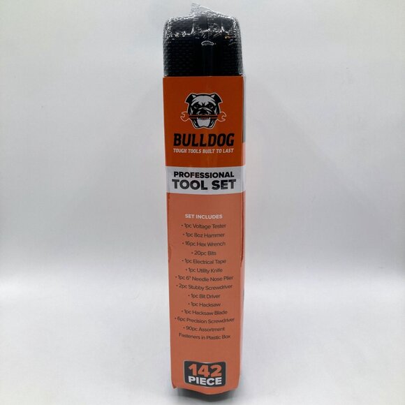 Bulldog 142-Piece Professional Household Tool Set w/ Case Durable Portable - Picture 2 of 4